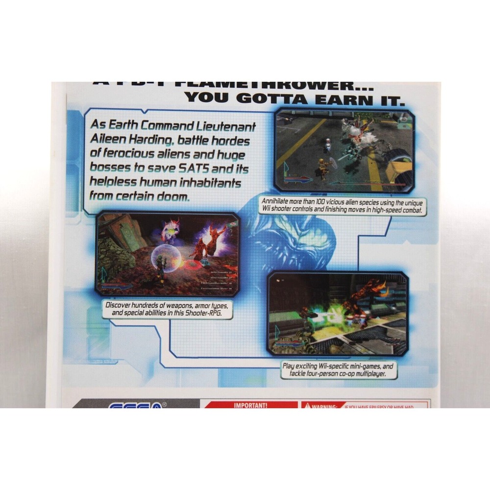 Alien Syndrome (Nintendo Wii, 2007) T=Teen - Picture 3 of 5